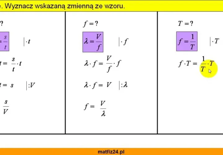 Przekształcanie wzorów z fizyki: Opanuj to raz na zawsze!
