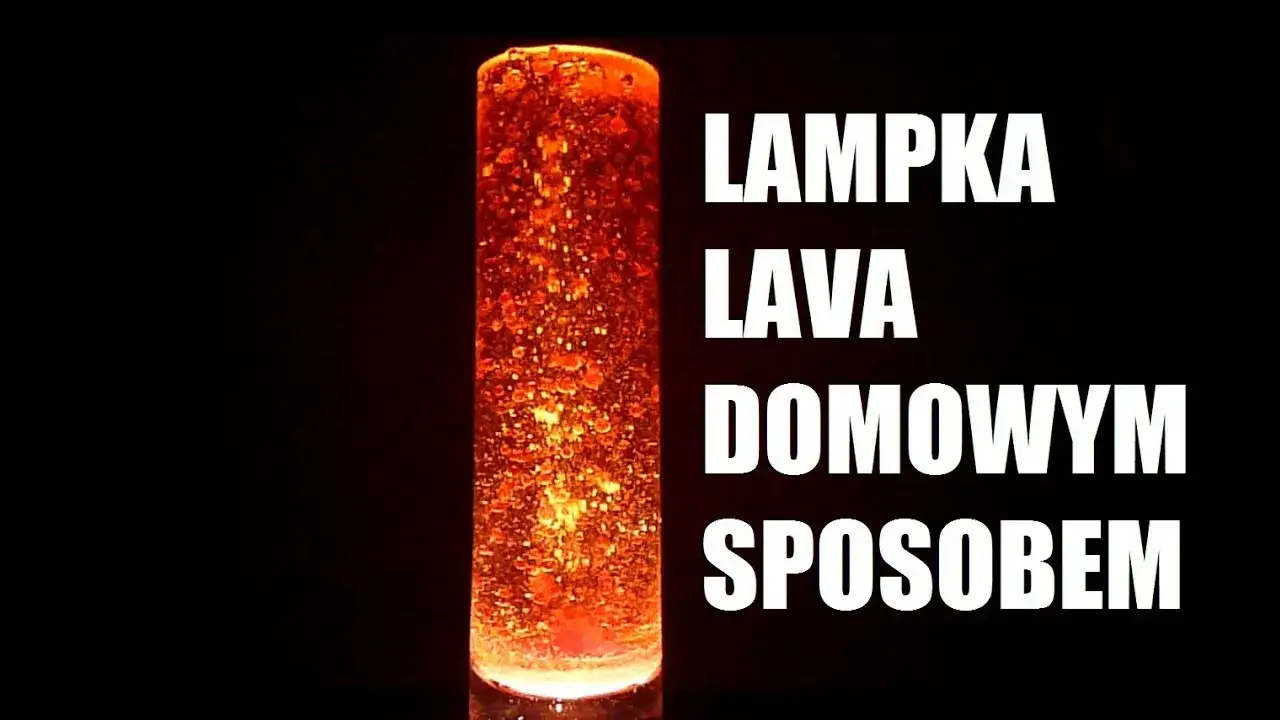 domowa lampa lawa eksperyment