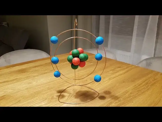 Przykłady modeli atomów DIY